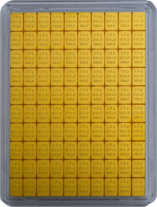 50g Gold Tafelbarren Combibarren (100 x 0,5g)