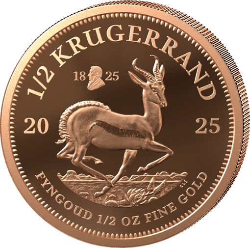 Krügerrand 5 Goldmünzen Fractional Set 200 Jahre Paul Kruger Privy Mark 2025 (Auflage: 100 | Polierte Platte)