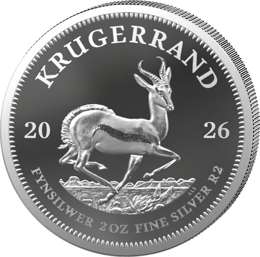 2 Unze Silber Krügerrand 2026 PP (Auflage: 10.000 | Polierte Platte)