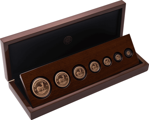 Krügerrand 7 Goldmünzen Prestige Set 2026 PP (Auflage: 50 | Polierte Platte)