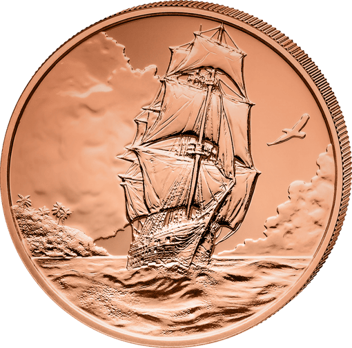 1 Unze Kupfer Ascension Island 2025