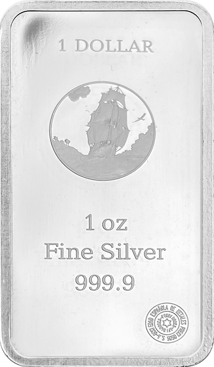 1 Unze Silber Münzbarren Ascension Island (Schutzkapsel)