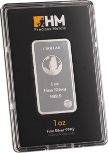 1 Unze Silber Münzbarren Ascension Island (Schutzkapsel)