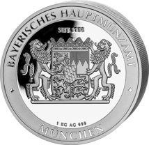 1 kg Silber Bayernthaler Schloss Neuschwanstein 2025