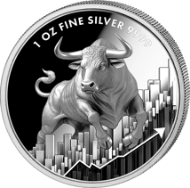 1 Unze Silber Bulle und Bär 2025 (Auflage: 1.000 | Polierte Platte)