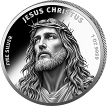 1 Unze Silber Jesus Christus 2025 (Auflage: 1.000 | Polierte Platte)