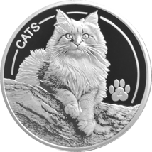 1 Unze Silber Katze 2025 (Auflage: 3.000)