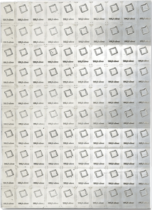 100 x 1g Silber Tafelbarren Combibarren