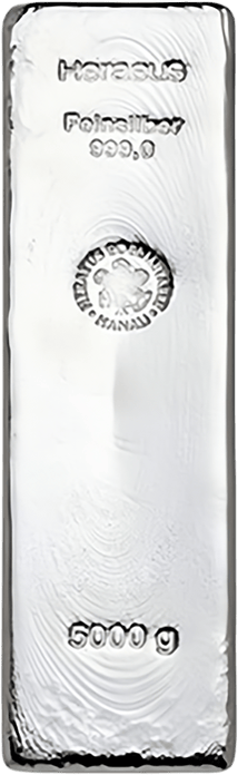 5kg Silberbarren (verschiedene Hersteller)