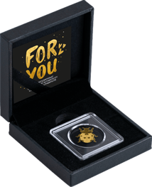 Gold Marienkäfer Shaped Coin