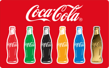 Gold Coca Cola Flasche Münze