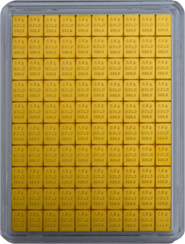 50g Gold Tafelbarren Combibarren (100 x 0,5g)