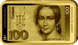 100 Deutsche Mark Gold Münzbarren (Auflage: 5.000 | Polierte Platte)