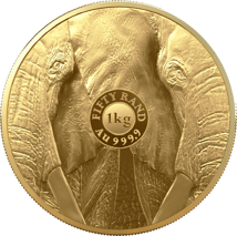 1kg Gold Big Five II Elefant 2021 (Auflage: 10)