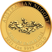 1 Unze Gold Australian Nugget Serie Golden Eagle 2021 (Auflage: 7.500)