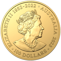 1 Unze Gold Kaiserpinguin Australisches Antarktis-Territorium 2023 (Auflage: 250)
