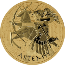 1 Unze Gold Götter des Olymp Artemis 2023 (Auflage: 100)