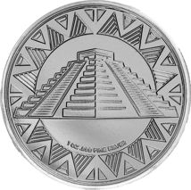 1 Unze Silber Aztekenkalender Cuauhtemoc