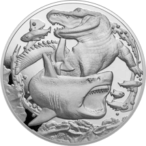 1 Unze Silber Hai & Krokodil 2022 (Auflage:10.000)