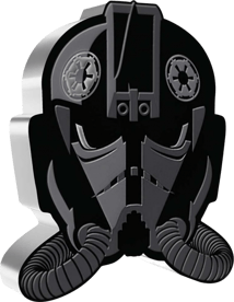 1 Unze Silber Tie Fighter Pilot 2021 PP (Polierte Platte | Auflage 10.000)