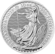 10 Unze Silber Britannia 2025