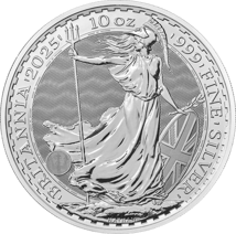 10 Unze Silber Britannia 2025