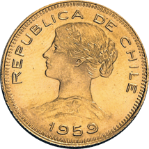 100 Chilenische Peso Gold