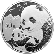 150g Silber China Panda 2020 PP (Polierte Platte | Auflage: 60.000)