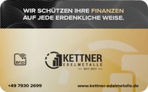 Kettner Gold-Silber Krisenschutzkarte (mit RFID Blocker)