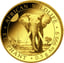 0,5g Gold Somalia Elefant 2025 (Polierte Platte)