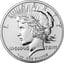 1 Unze Silber Peace Dollar