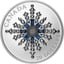 1 Unze Silber Kanada The Sapphire Jubilee Snowflake 2024 (Auflage: 6.500 | Polierte Platte)