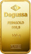 100g Goldbarren Degussa