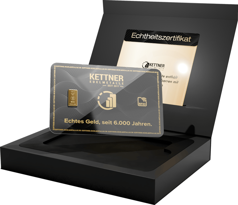 Kettner Gold Krisenschutzkarte (mit RFID Blocker)