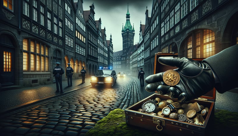 Seltene Briefmarke aus Gold in Bremen entdeckt – Polizei bittet um Mithilfe